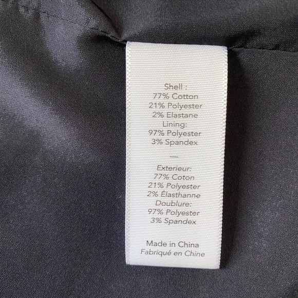 ELIZABETH AND JAMES DARK WASH DENIM FRINGE COLLARLESS JACKET - XS - Picture 9 of 9